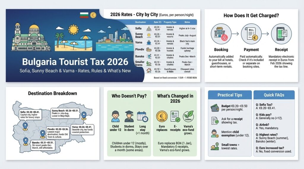 Bulgaria Tourist Tax 2026 | Sofia, Sunny Beach & Varna Explained