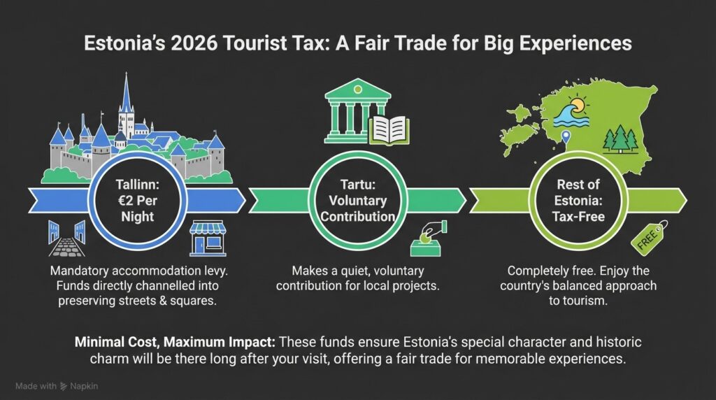 Estonia 2026 Tourist Tax | A fair trade for big experiences