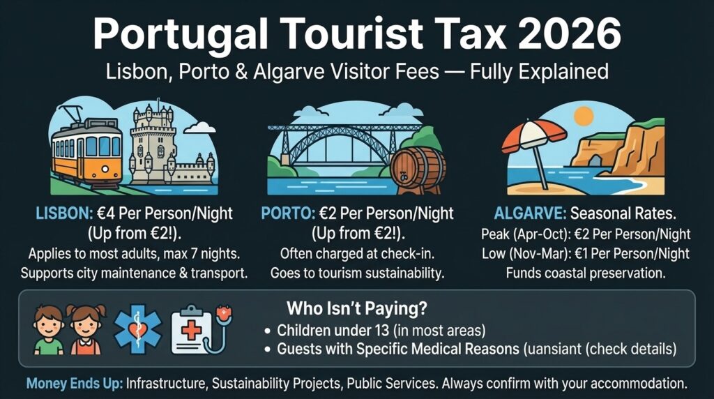 Portugal Tourist Tax 2026